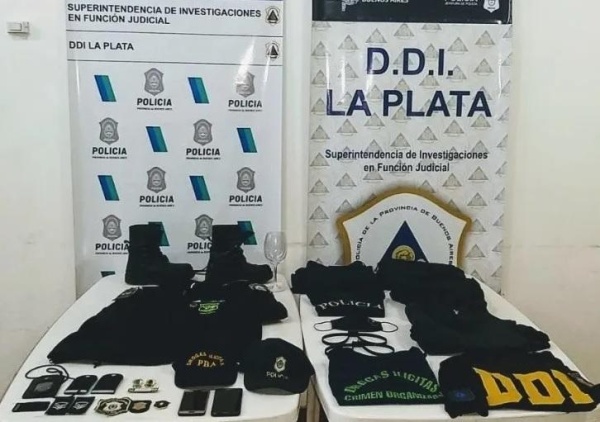 Fingía ser policía de La Plata y vendía mercadería robada por piratas del asfalto