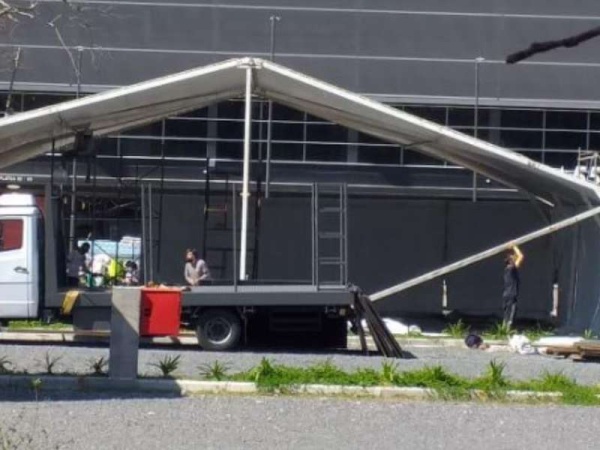 La Municipalidad de La Plata desmanteló el hospital de campaña que se había instalado en el estadio de Estudiantes