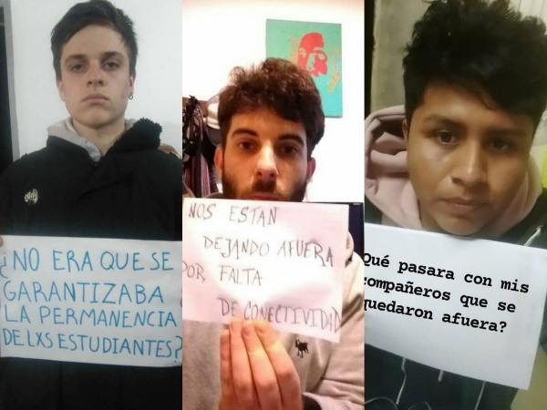 Multitudinaria campa&ntilde;a para que la UNLP reconozca el fracaso de las cursadas virtuales: "Nos est&aacute;n dejando afuera"