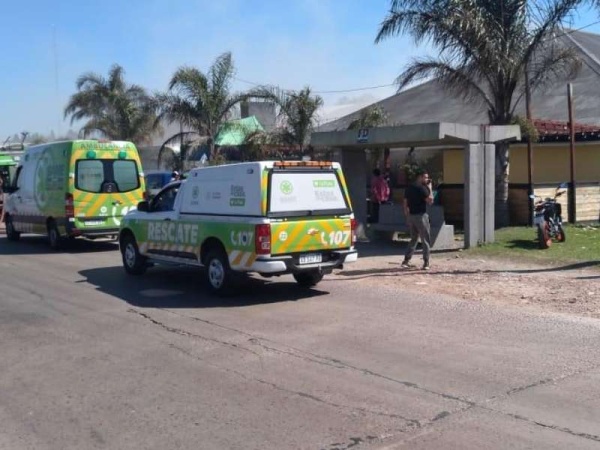 Incendio en la Parrilla "Mi Cu&ntilde;ado" de La Plata