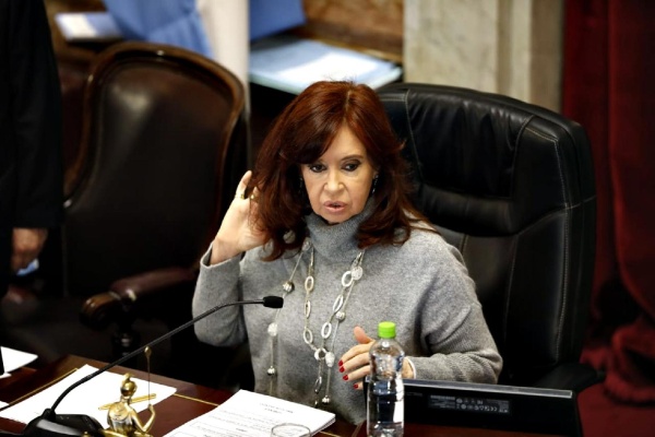Cristina Kirchner acusó al bloque macrista de querer paralizar el Congreso