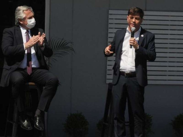 Kicillof: &quot;Es un Estado presente, que en pandemia se puso los pantalones y las polleras y trabajó para que a nadie le falta nada&quot;