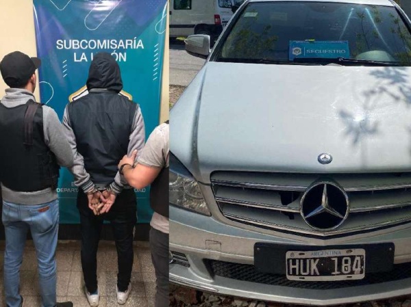 Un hombre estaba en libertad condicional pero igual robó en La Plata y quiso escapar en un auto de lujo