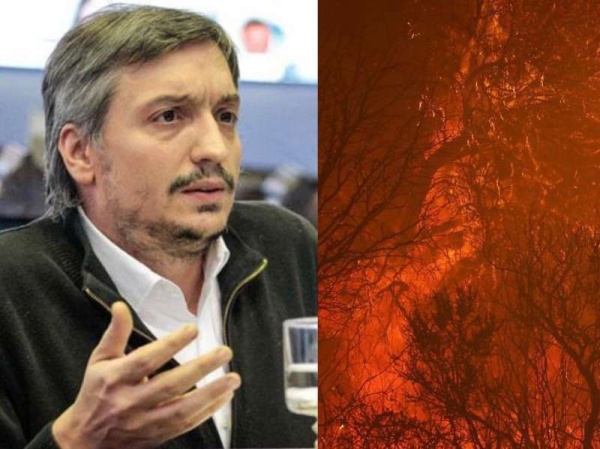 Máximo Kirchner presentó un proyecto de ley para proteger a la Argentina de los incendios intencionales y accidentales