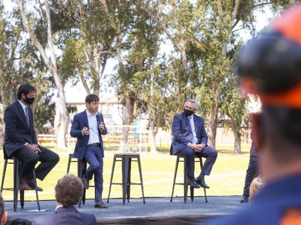 Kicillof: &quot;Vamos a trazar un camino en el que la Provincia y la Argentina puedan crecer durante mucho tiempo&quot;