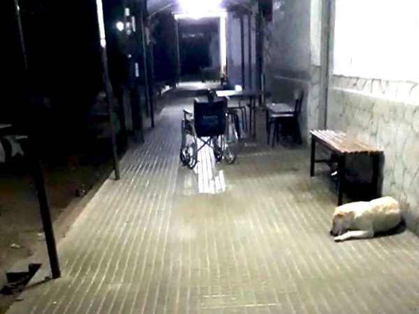 Una enfermera grabó el domingo cómo una silla de ruedas se movía sola en un hospital de Entre Ríos 
