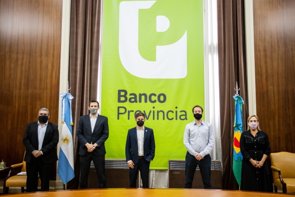 Kicillof hizo un importante anuncio junto al Banco Provincia