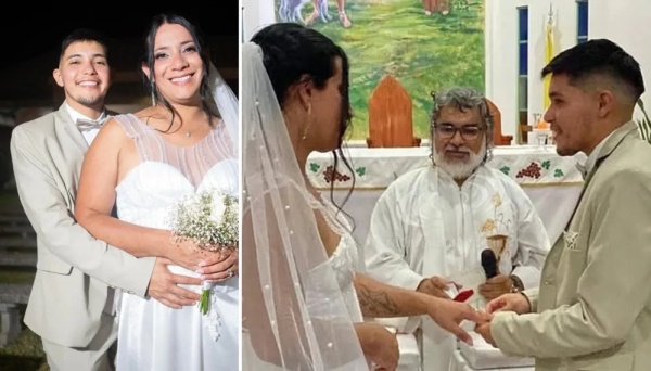 Primer casamiento LGBTQ+ en una iglesia cat&oacute;lica argentina