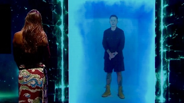 El novio de Luana se hizo holograma y entr&oacute; a la casa de Gran Hermano para cortarle en vivo
