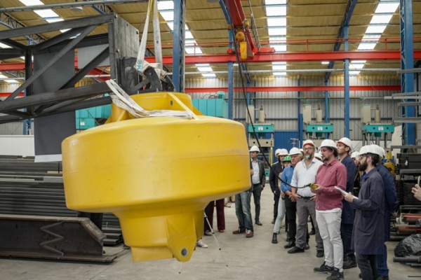 Realizaron la primera prueba del dispositivo de energ&iacute;a undimotriz en la Provincia de Buenos Aires