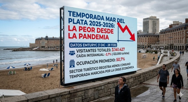 Mar del Plata triste: tuvo su peor temporada desde la Pandemia