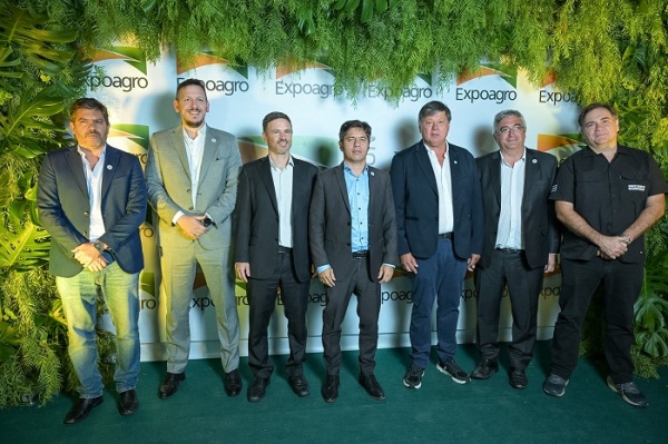 Kicillof, acompa&ntilde;ado de Bianco, Rodr&iacute;guez y P&eacute;rez Teruel en Expoagro: &ldquo;Hemos venido a dialogar y a escuchar las inquietudes&rdquo;