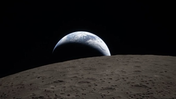 Artemis II capt&oacute; una impactante &ldquo;puesta de Tierra&rdquo; desde la cara oculta de la Luna