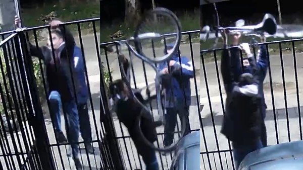 En 48 segundos: dos j&oacute;venes robaron una bici en La Plata y &ldquo;ten&iacute;an marcado&rdquo; el domicilio