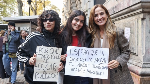 Tolosa Paz en la Marcha Federal Universitaria: "Mientras son casta, ajustan el sistema universitario"
