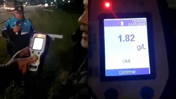 Un polic&iacute;a vial fue atropellado en la Autopista La Plata Buenos Aires por un conductor ebrio