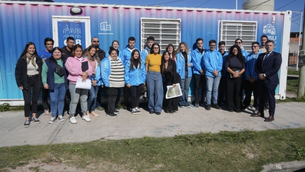 La Matanza: P&eacute;rez Teruel y Barrios lideraron la recorrida de nuevos agentes por obras de OPISU