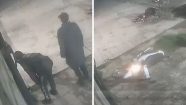 Entraron a robar una moto mientras una familia dorm&iacute;a en La Plata y escaparon con las manos vac&iacute;as