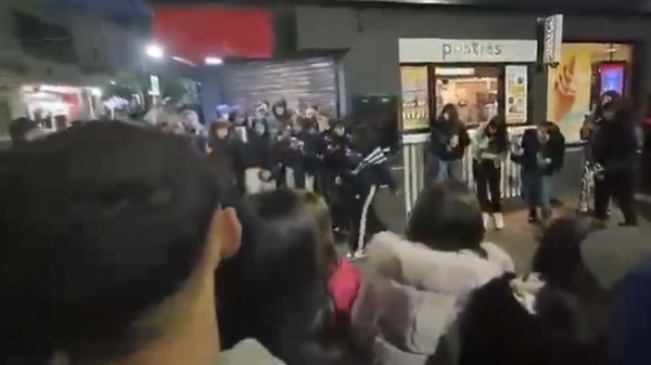 Mientras todos festejaban el triunfo de Argentina, dos mujeres se trenzaron a golpes en pleno centro de La Plata
