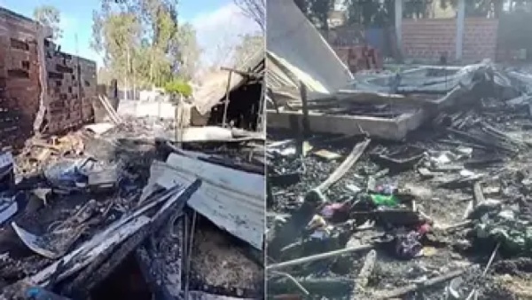 Un incendio destruy&oacute; una casa en San Carlos y una familia perdi&oacute; todo: piden ayuda para volver a empezar