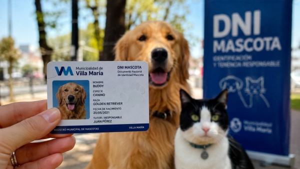 Una ciudad argentina lanz&oacute; un DNI obligatorio para perros y gatos y habr&aacute; multas de hasta $844.000