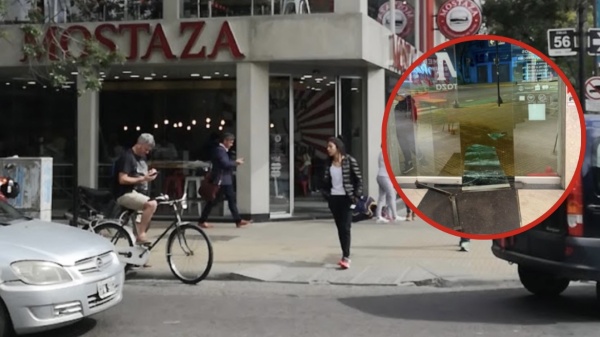 Robaron gaseosas y queso cheddar de un Mostaza de La Plata y antes de escapar defecaron adentro
