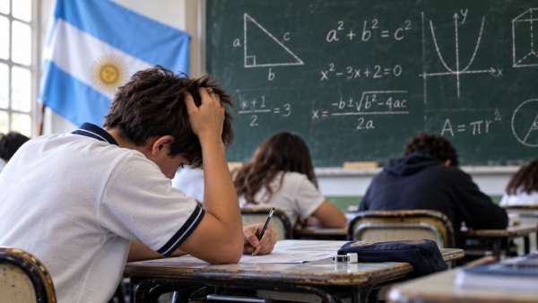 Duro golpe a la educaci&oacute;n argentina: 8 de cada 10 alumnos no alcanzan el nivel m&iacute;nimo en Matem&aacute;tica