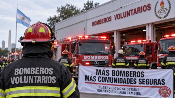 Bomberos Voluntarios har&aacute;n un sirenazo en todo el pa&iacute;s y reclaman una deuda millonaria al Gobierno