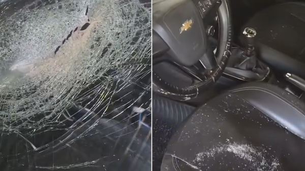 Le arrojaron una piedra desde un puente en la Autopista La Plata: &ldquo;No me mat&eacute; de pedo&rdquo;