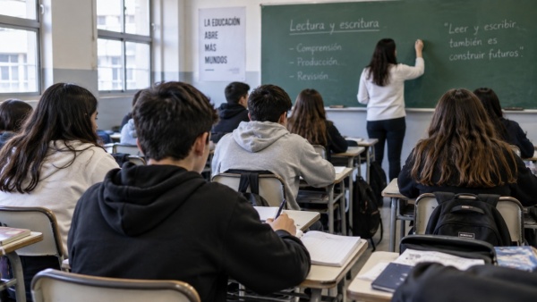 La Provincia extendi&oacute; un programa para reforzar lectura y escritura en estudiantes que comienzan la secundaria