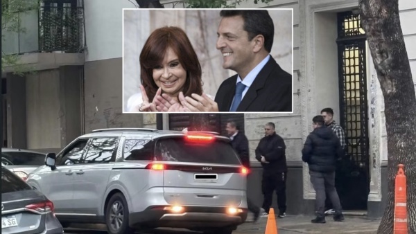 Massa visit&oacute; a Cristina Kirchner en el D&iacute;a de la Lealtad y agit&oacute; la interna peronista con Kicillof