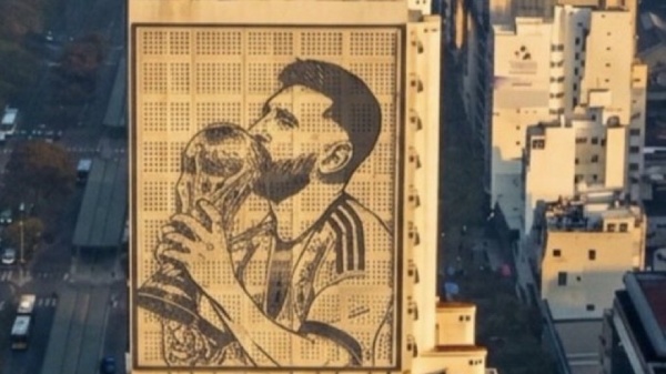 De Evita a Messi: el proyecto de Garc&iacute;a Morit&aacute;n para cambiar una de las fachadas de la 9 de Julio