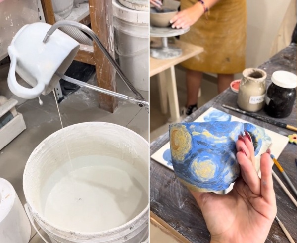 Una platense hace "cerámica modo realista" y la rompe: "lo que haría cualquiera que necesita más sesiones con la psicóloga"