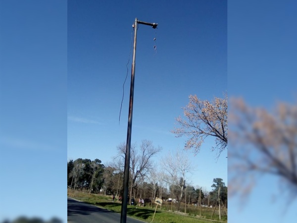 En San Carlos reclaman por el arreglo de luminarias