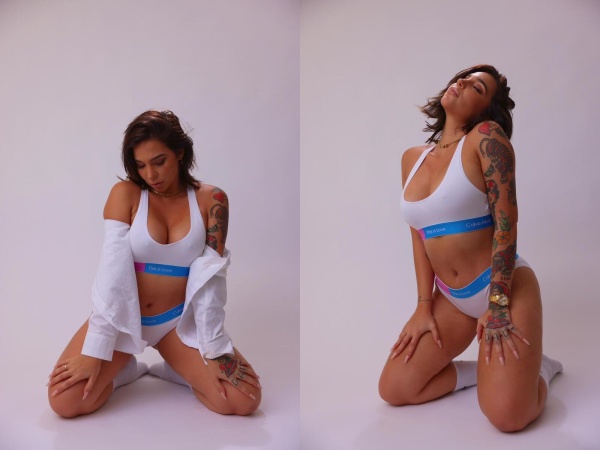 Luciana Milessi calentó las redes con unas fotos muy sexys en ropa interior de la Selección Argentina