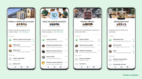 WhatsApp agrega la función Comunidades para organizar grupos y difusiones