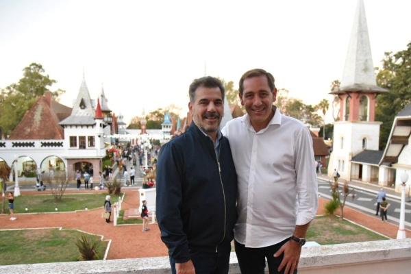 Al igual que Santilli, Cristian Ritondo el otro precandidato a Gobernador del PRO, visitó a Julio Garro este sábado