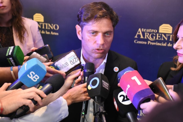 Kicillof en la reapertura de la Sala Ginastera: “Este Teatro Argentino es una perla y un orgullo que tenemos en la Provincia"