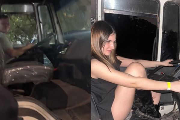 “La salida más normal”: una joven fue al boliche y su amigo que iba a trabajar la pasó a buscar en un vehículo muy particular