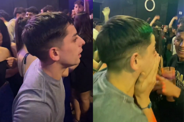 “Se emocionó porque lo siguieron”: un joven estaba en el boliche con sus amigos, comenzó a cantar y se hizo viral