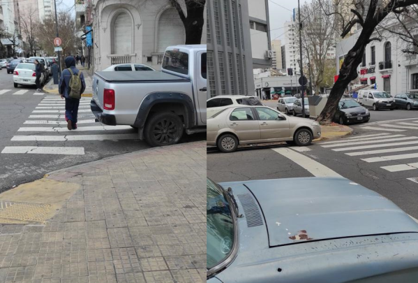 “No hay solución”: un vecino enfurecido por los autos mal estacionados en el centro de la ciudad
