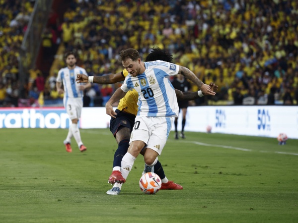 Por el VAR Argentina cayó 1 a 0 ante Ecuador