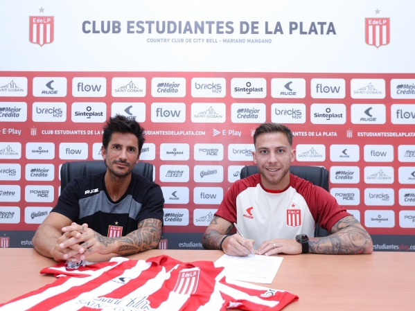 Estudiantes presentó en sociedad a Ezequiel Piovi