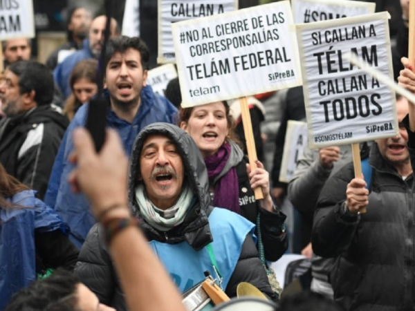 Realizarán un &quot;grito nacional&quot; por los trabajadores despedidos de Télam