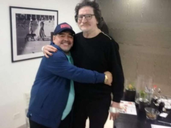 El gran reencuentro entre Diego Maradona y Charly Garc&iacute;a 