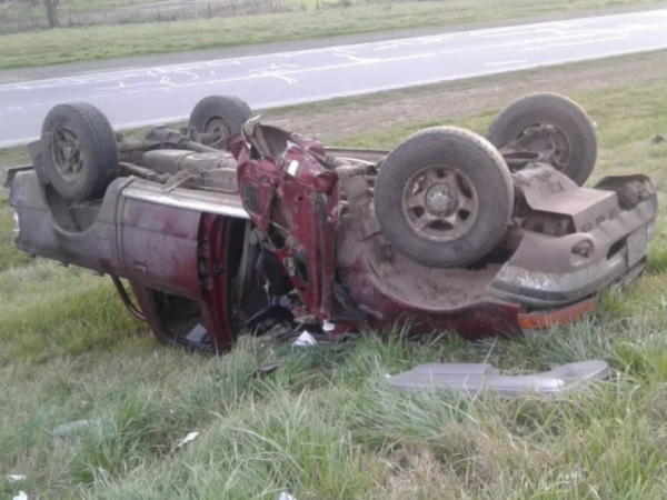 Murió un hombre en un terrible accidente en la Ruta 226