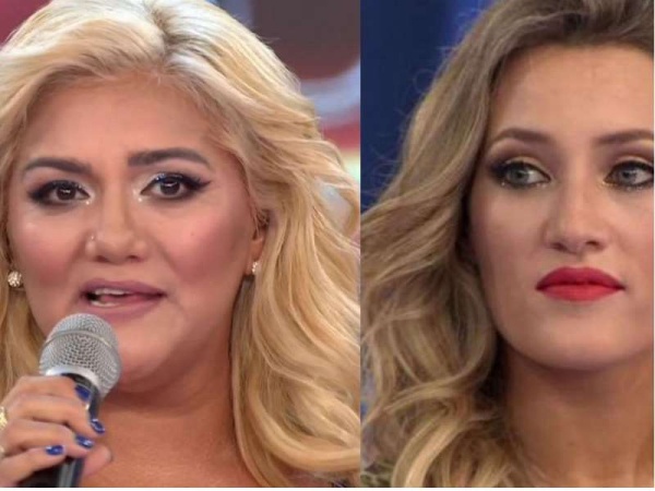 La Bomba Tucumana se pele&oacute; en vivo con Mica Viciconte 