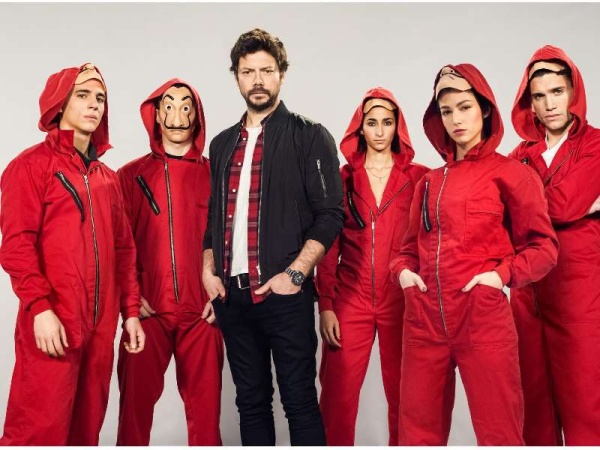 Los actores de &quot;La casa de papel&quot; festejaron los 2 años del estreno