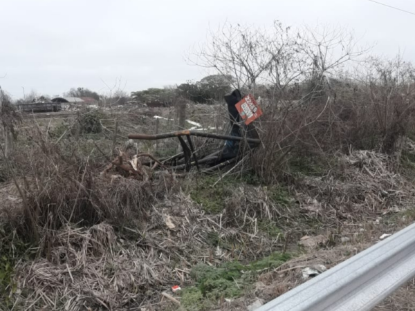 Vecinos de Barrio Cementerio piden que se recoloque el refugio de 72 y 137