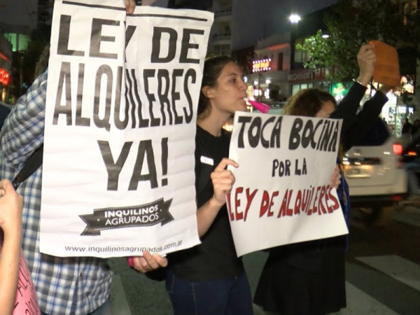 Habrá un ruidazo en La Plata por la Ley de Alquileres nacional